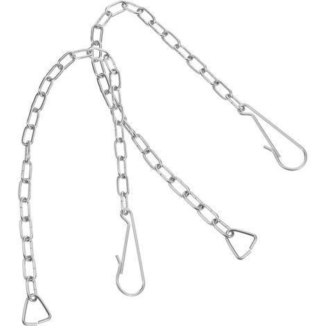 Chaîne de Réservoir Wc en Acier Inoxydable, Lot de 2 Pièces Remplacement, Finition Argentée, Chaîne de Clapet pour Réservoir de Toilette (1/5)