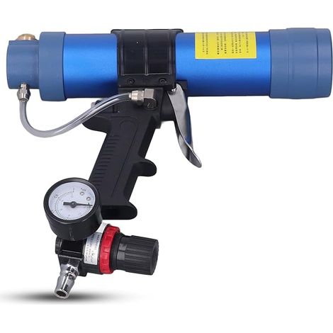 Pistolet à calfeutrer en Silicone, pistolet à Air, 10 oz/310 ml, buse de mastic en silicone, coulis en caoutchouc de verre, outil de calfeutrage de Construction (1/5)