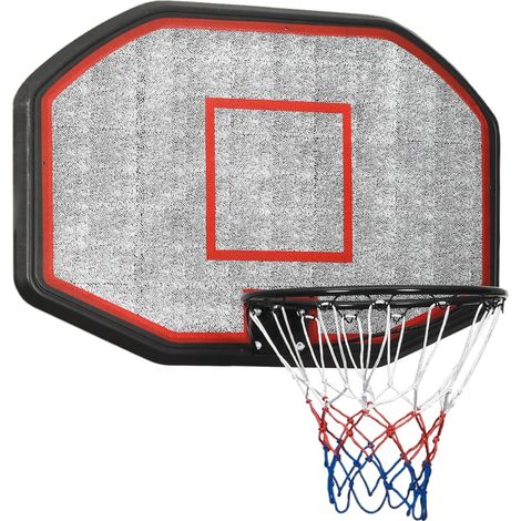 Panneau de basket-ball, Équipements sportifs Noir 109x71x3 cm Polyéthylène MAE1174 (1/5)