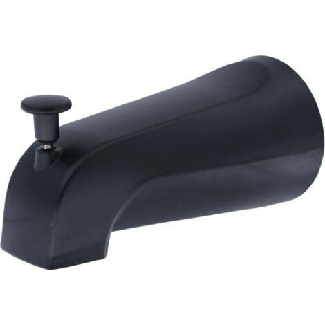 Bec de baignoire, noir mat (1/4)