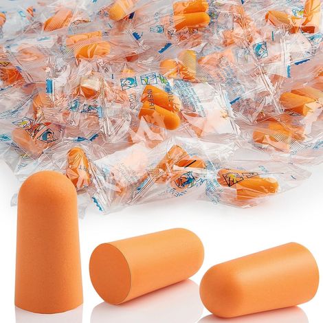 35 Paires Bouchons Oreilles Ear Plugs Bouchons D'oreille en Mousse Souple pour Dormir Supprimer Anti Bruit Ronflement Protection Auditive (SNR : 37 dB) Emballé Individuellement Bouchon D'oreille (1/5)