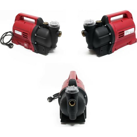 Pompe à eau de jardin portable acier 1100 W - 4200 L/h