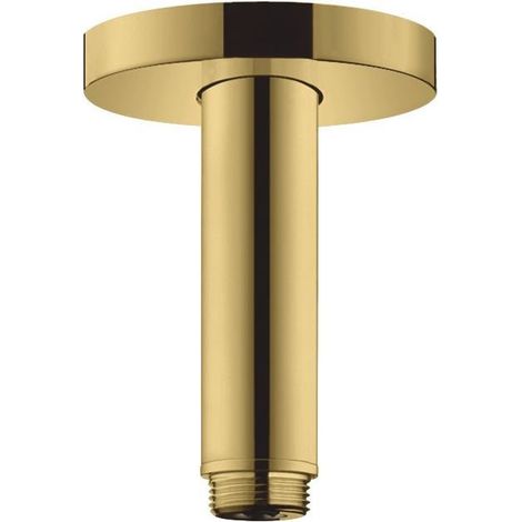 Bras de douche S 100 mm plafond M 1/2aspect doré poli