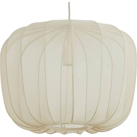 Light & Living - lámpara colgante - Plumeria - beige blanco -