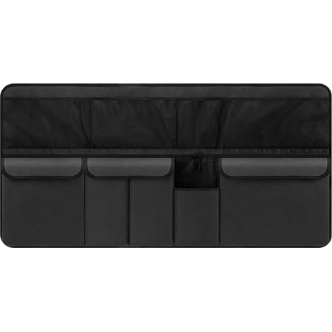 Organizador de maletero, bolsa de almacenamiento, asiento trasero, bolsa para maletero, caja de almacenamiento para maletero, coche, viaje por carretera, múltiples compartimentos, vehículo, bolsa de c (1/5)