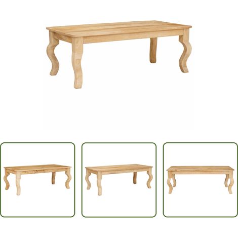 Massivholz - Couchtisch Braun 110 x 55 x 40 cm Massivholz Mango (1/5)