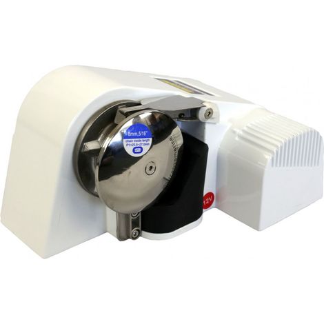 Guindeau électrique 1100w 12V - inox - 8mm DIN/ISO horizontal sans poupée - ORANGEMARINE - (1/4)