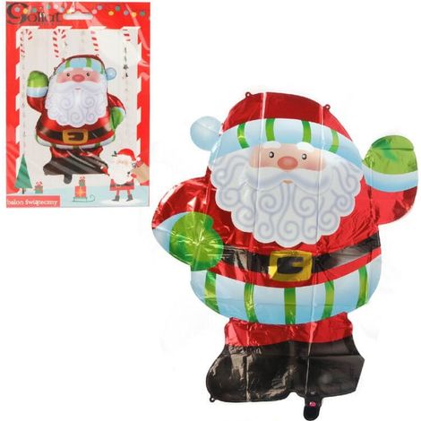 Figura inflable de Papá Noel de 60 cm - Decoración navideña (1/3)