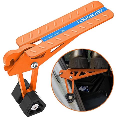 Klappbare Auto Türstufe für einfachen Dachzugang, Tritthilfe für SUVs, LKWs (Orange) (1/5)
