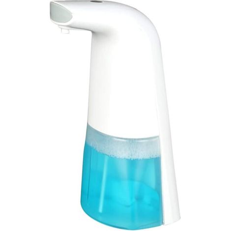 Dispenser di sapone automatico a infrarossi da 300 ml, senza contatto, da parete, per cucina e bagno - Crezuo