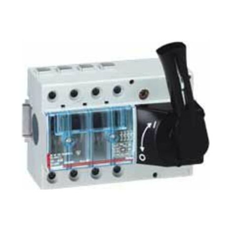Interrupteur-sectionneur Vistop 125A - 4P avec commande frontale et poignée noire - 022539 - LEGRAND