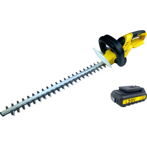 Nemura – Taille-haies électrique 20V avec 2 batteries 2Ah – Moteur Brushless – Longueur de coupe 51cm – Diamètre de coupe 17mm