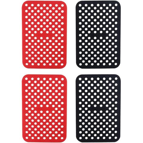Revêtement en silicone réutilisable pour friteuse à air, compatible avec la friteuse à air à double cavité Foodi DZ201, papier de cuisson antiadhésif pour friteuse à air. (1/5)