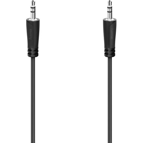 Câble Jack 3,5mm Mâle Mâle - 1 Unité - Noir - Audio Stéréo - Pour Voiture Et Casque - 1,5m (1/4)