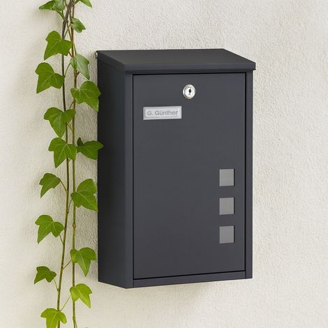 Boite aux lettres murale avec fenetres dobservation