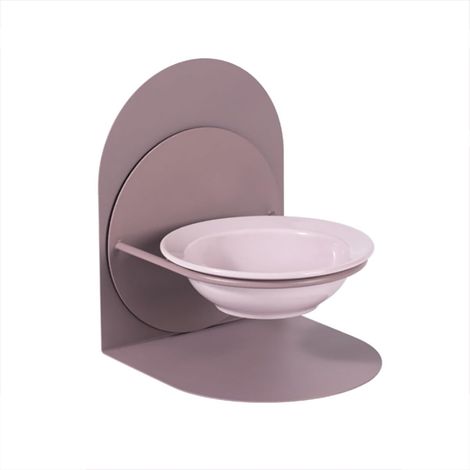 Gamelles pour chats, gamelles surélevées et inclinées pour chats d'intérieur, gamelle surélevée en céramique avec support en métal (1/5)