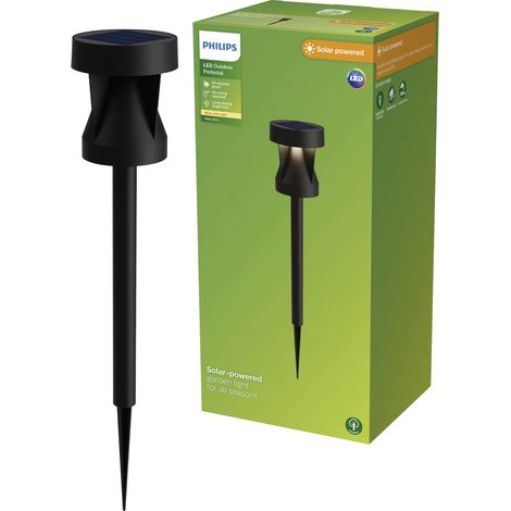 Philips LED Avery lampe solaire noire extérieure IP44 (1/5)