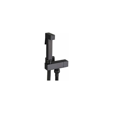 Kit Douchette WC Noir - Pulvérisateur de Bidet à Main en Laiton, Hygiène Personnelle (1/5)