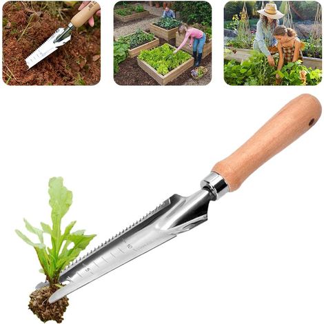 Arracheuse de Mauvaises Herbes pour Le Jardin, la Cour, la pelouse, la Pelle, la truelle et Les Outils multifonctionnels en Acier Inoxydable pour Le Jardinage (1/5)