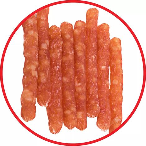 LupiPets  Snack - Salsicce Kabanos con pollo e formaggio 500g