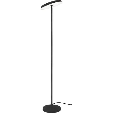 Stehlampe Standleuchte schwenkbar LED Deckenfluter, dimmbar mit Touchfunktion, 3 Stufen verstellbar, 1x LED 21W 1700lm 3000K, DxH 28x140cm, NINO 40760108