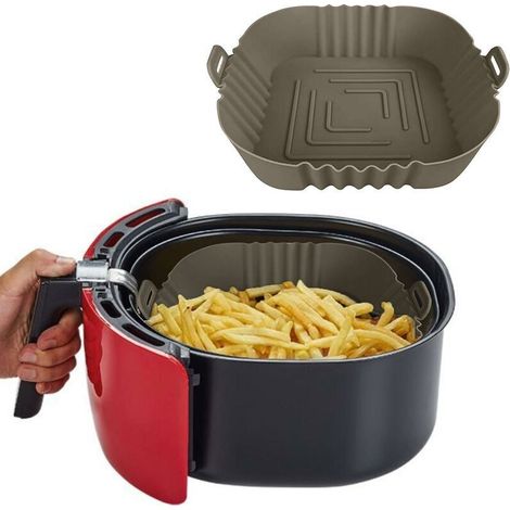 ZVD-Air Fryer Silicone Pot Air Fryer Silicone Baking Pan Air Fryer Tray - D (1/4)