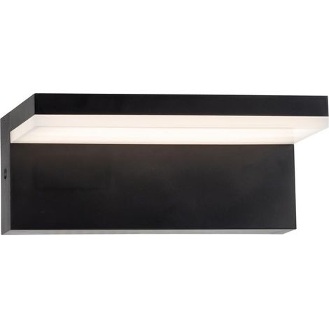 Lampada da parete da giardino TESA Q LED 10W IP54 4000K nera Goldlux (1/3)