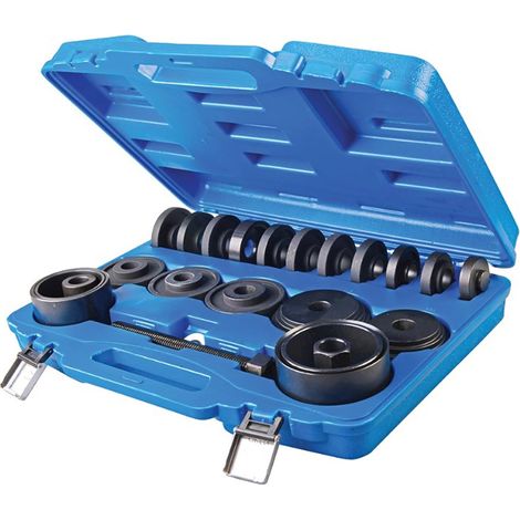 KIT DI SMONTAGGIO DEI CUSCINETTI DELLE RUOTE SET 22PZ ESTRATTORI SILVERLINE (1/5)
