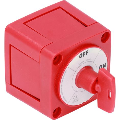 Interrupteur de batterie 300A, sélecteur unipolaire à boucle unique pour bateaux, camping-cars et voitures modifiées (1/5)