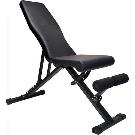 DASCK - Banc de Musculation Pliable Réglable  7 Niveaux, Support jusqu'à 250 kg  Banc de Musculation Professionnel pour Maison (1/5)