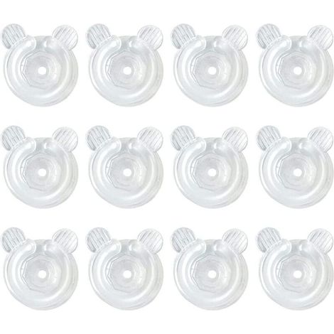 pinces à housse de couette, lot de 12, pinces à couette en plastique transparent