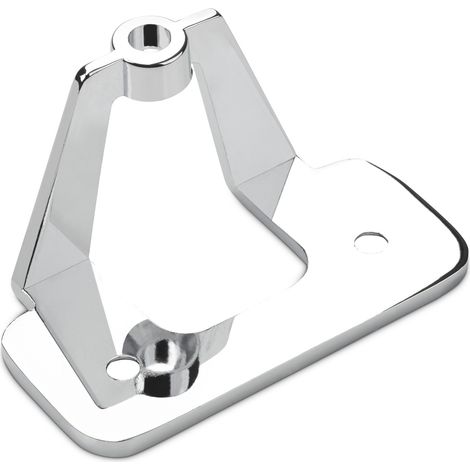 SOTECH Griffadapter für Schiebetüren, Chrom poliert, maximale Türdicke 20 mm, Möbelgriffadapter für Faltschiebetüren (1/4)