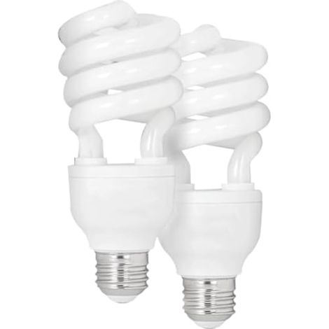 2 Pack Light for Desert Reptile,10.0 26W UVA UVB Reptile Light Bulb, UVB Spiral Compact Lamp for Bearded Dragon 220v (1/5)