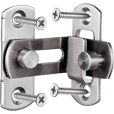 grands verrous de porte à angle droit de 90 degrés, verrous incurvés, verrous à levier coulissants pour portes et fenêtres (1/5)