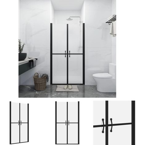 The Living Store Duschtür Matt ESG (73-76)x190 cm - Duschkabinen & -türen