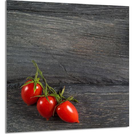 GLASPLATTE FÜR KÜCHE 60x65 Tomaten (1/5)