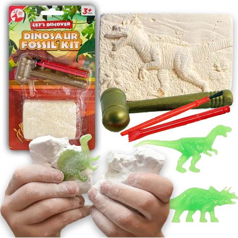 Piccolo archeologo Scavi di dinosauri Dinosauri Dinosauri Fossile di dinosauri