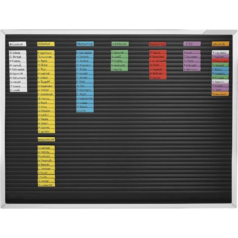 magnetoplan, Planning à fiches, 38 rangées, l x h 660 x 498 mm (1/2)