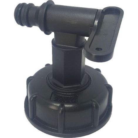 Raccord Robinet pour cuve 1000L(noir)