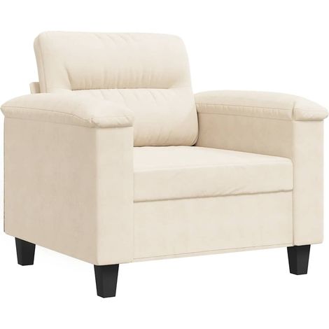 Chaise de canapé beige 60 cm tissu microfibre (1/5)
