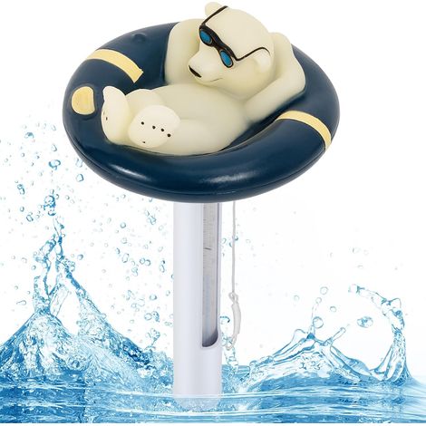 Milliard Floating Pool Thermometer Polar Bear, Large Outdoor and Indoor Pools, Hot Tubs, Spas and Ponds (1/5)