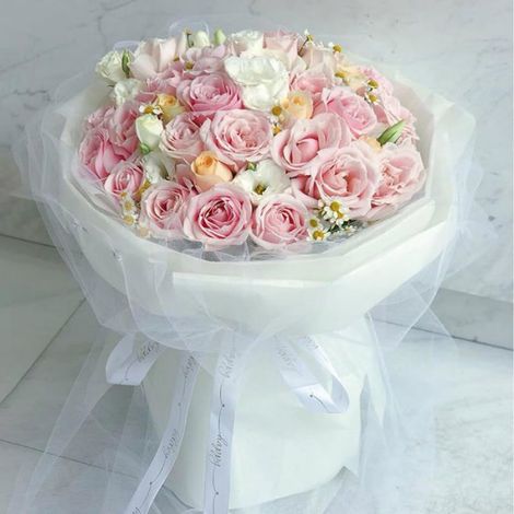 Tulle - 400 x 160 cm - Blanc - Pour Décoration Mariage Emballage Cadeau DIY - 1 Rouleau (1/5)