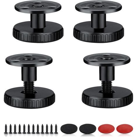 Piedini per mobili regolabili in altezza da 27 a 40 mm - Set da 4 (1/5)