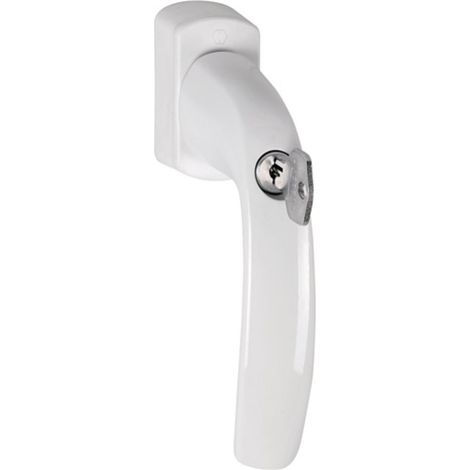 HOPPE Fenstergriff New York 0810S/US10 100Nm Aluminium F9016 / verkehrsweiß ( 8000347602 ) (1/4)