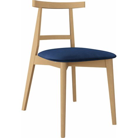 Silla Dearborn 104, Haya, 75x48x54cm, Tapiz, De madera, Madera