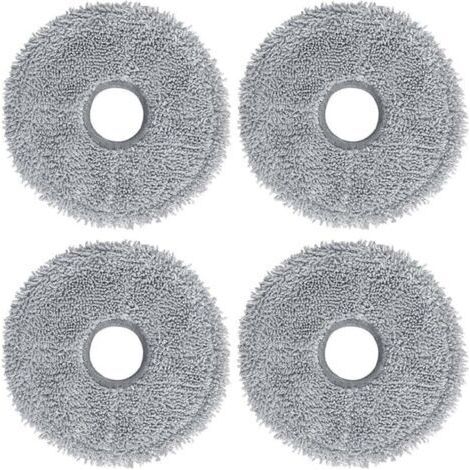 Rechange Serpillières Compatibles avec Aspirateur Robot Dreame L10 Ultra / L10S Pro / L10S Ultra / L10S Pro Ultra Heat / L10 Prime / L20 Ultra / X40 Ultra/Xiaomi X10+ / X20+ (4 pièces) (1/5)