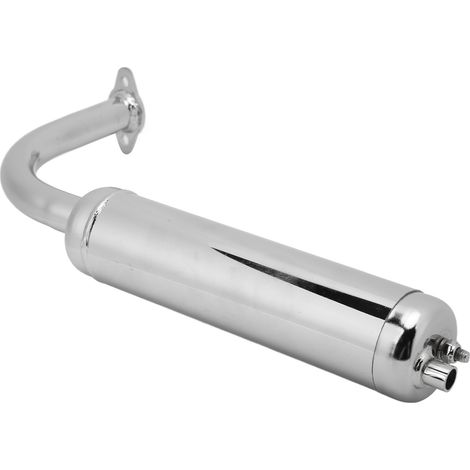 Tuyau d'échappement de 40 mm pour motos de 49 à 80 cm³, surface anodisée, raccord de ventilation pour motos et vélos électriques. (1/5)