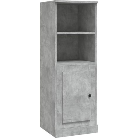 Credenza buffet cassettiera mobile contenitore organizer cucina soggiorno soggiorno alto 36 x 35,5 x 103,5 cm derivati del legno grigio 020034430