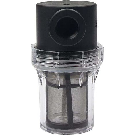 Filtre à tuyau Ulisem, filtre de pompe à eau 1/2 pouce avec tamis en acier inoxydable 80 mailles, filtre à mailles en ligne pour l'irrigation du jardin