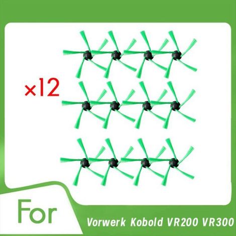 Brosse Latérale - Pour Vorwerk Kobold VR200 VR300 - Accessoire de Remplacement - 12 Pièces (1/5)